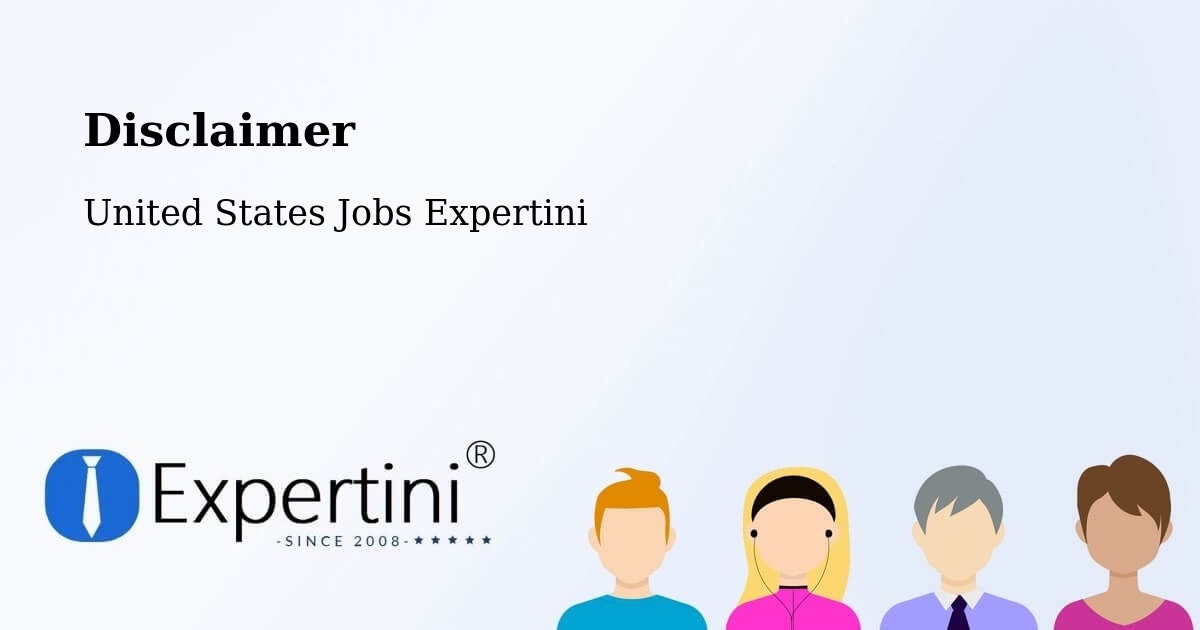 Disclaimer – Lititz - United States Jobs Expertini