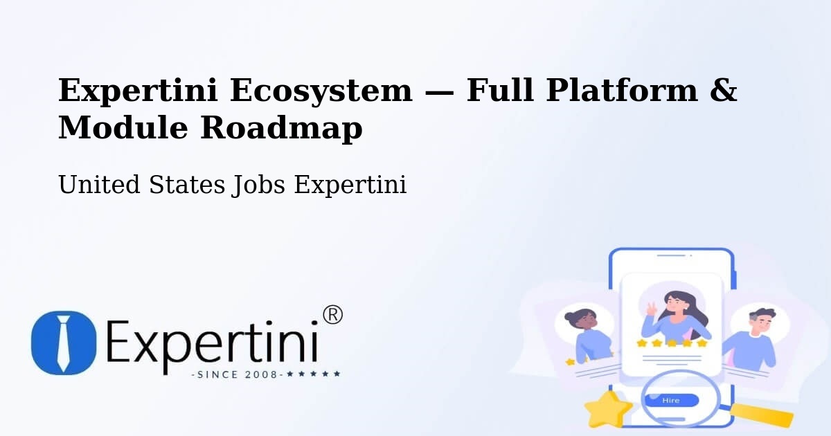 Expertini Ecosystem — Full Platform & Module Roadmap – Lititz