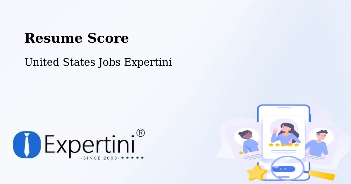 Resume Score & Job Description Match Tool – Lititz - United States Jobs Expertini
